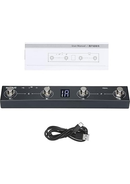 M-Vave Çikolata Bt Kablosuz Mıdı Kontrol Cihazı 4 Buton Taşınabilir Mıdı Ayak Kontrol Cihazı Pedalı App Kontrolü fırsatları