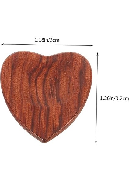 2 Adet Özel Gitar Penası Orta Boy Elektrik Bas Gitar Penaları Halk ve Elektrik Gitarlar Için Kalp Şeklinde Ahşap Penalar fiyatları