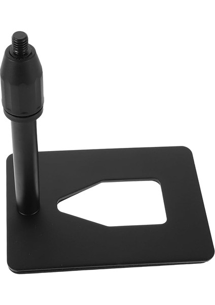 Ağır Hizmet Tipi Masa Mikrofonu Standı Metal Tabanlı Portatif Mikrofon Canlı Yayın ve Kayıt Için Uygun