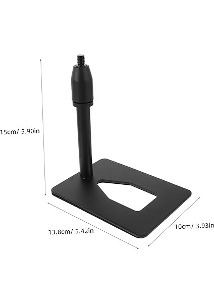 Ağır Hizmet Tipi Masa Mikrofonu Standı Metal Tabanlı Portatif Mikrofon Canlı Yayın ve Kayıt Için Uygun fiyatları