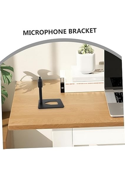 Ağır Hizmet Tipi Masa Mikrofonu Standı Metal Tabanlı Portatif Mikrofon Canlı Yayın ve Kayıt Için Uygun modelleri