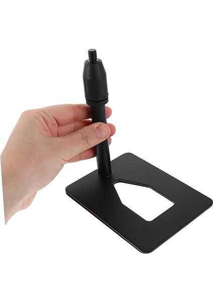 Ağır Hizmet Tipi Masa Mikrofonu Standı Metal Tabanlı Portatif Mikrofon Canlı Yayın ve Kayıt Için Uygun fırsatları