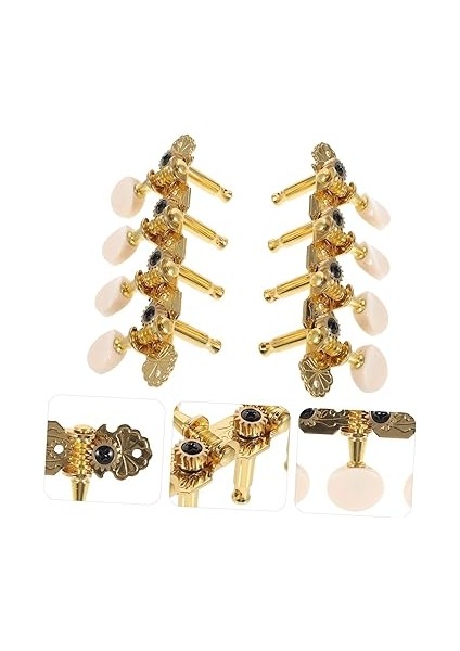 1 Takım Mandolin Tunerleri Gitar Mandalı Ayar Tuşları Gitar Mandal Aracı Evrensel Gitar Akort Mandalı Akustik Gitar Aksesuarları Gitar Akort Aksesuarı Saate Yapış Metal Golden fiyatları