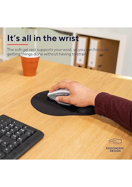 16977 Bigfoot Ergonomik Mousepad, Siyah fiyatları