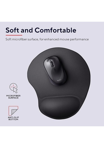 16977 Bigfoot Ergonomik Mousepad, Siyah modelleri