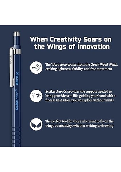 Office Aero-X Versatil 0.7 mm Lacivert fırsatları