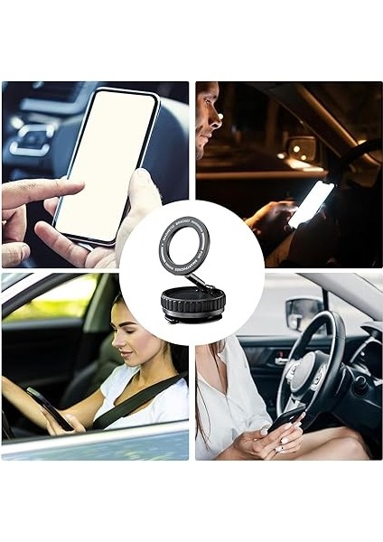 Kablosuz Araç Içi Cep Telefonu Tutucu Araç Içi Montaj Süper Güçlü Vakumlu Manyetik Telefon Tutucu K11 indirimleri