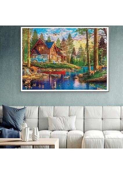 Puzzle - Taş Ev / 4000 Parça Puzzle, #5206 modelleri