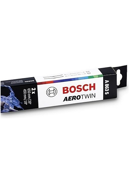 Scheibenwischer Aerotwin A863S, Länge: 650MM/450MM – Set Für Frontscheibe fiyatları