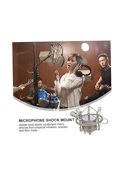 Taşınabilir Mikrofon Standı - Mikrofon Için Evrensel Şok Montajı - Askı Tutucu Klipsi Müzisyenler ve Podcast Yayıncıları Için Mikrofon Standı modelleri