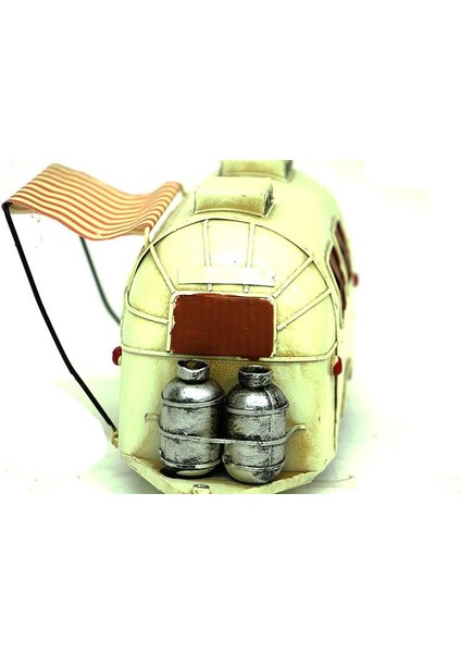 Dekoratif Metal Karavan Tenteli Vintage Biblo Hediyelik modelleri