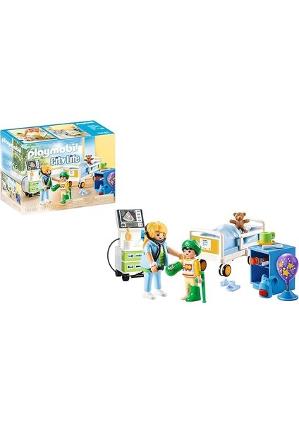 70192 Şehir Hayatı Çocuk Hastanesi Odası, Eğitici Oyuncak, Eğlenceli Yaratıcı Rol Yapma, Oyun Seti 4 Yaş ve Üzeri Çocuklar Için Uygundur
