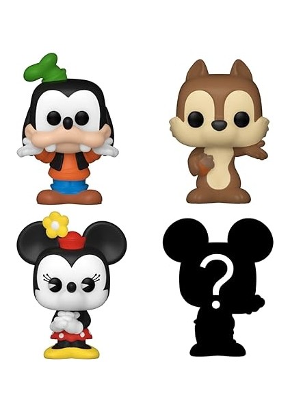 Bitty Pop! Disney – Goofy, Chip, Minnie Mouse (Hands Folded) ve Sürpriz Mini Gizem Figürü – 2,2 cm Koleksiyon – Istiflenebilir Raf Dahil, Hediye Fikri, Disney Hayranları fiyatları