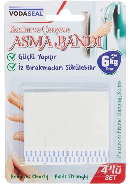 53.01.082 Resimli Çerçeve 4'lü Cırt Bant