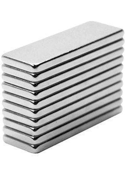 Neodyum Mıknatıs 30X10X2 mm 10 Adet