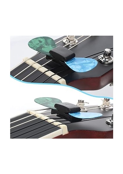 Paket Çekme Tutucu, Gitar, Kauçuk Gitar Mesnetli Çekme Tutucu, Akustik Gitar, Bas, Ukulele Için Uygun Seçimler Yerleştirme fırsatları