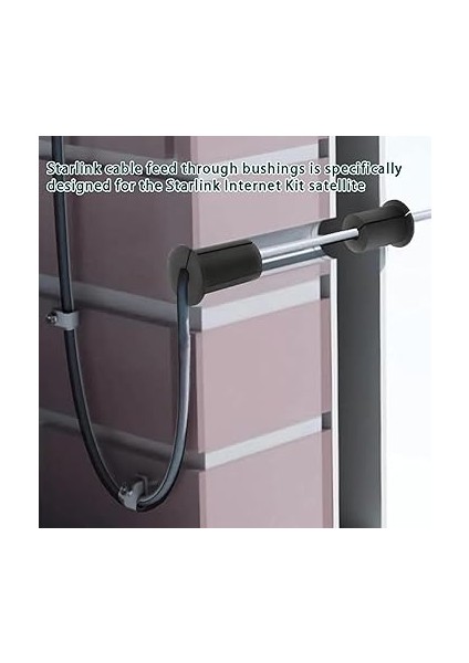 Kablo Yönetimi, 10 Adet Serisi Için Kablo Yönlendirme Kiti Kablo 0.75 Inç Çaplı Kablo Yönetimi Kutusu Silikon Kablo Beslenmesi Çizgiler Duvarı (Black) fiyatları