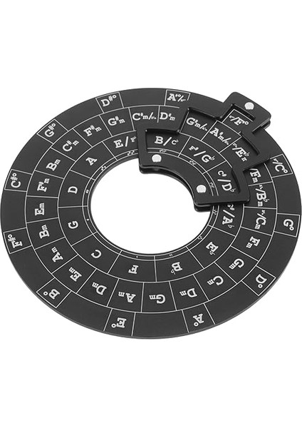 Müzisyenlerin Beşli Çemberi Melodi Aracı Alüminyum Alaşım Akor Teorisi Öğrenme