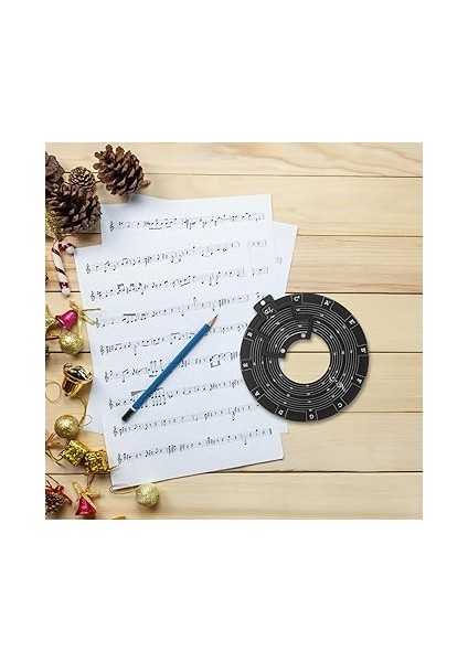 Müzisyenlerin Beşli Çemberi Melodi Aracı Alüminyum Alaşım Akor Teorisi Öğrenme modelleri