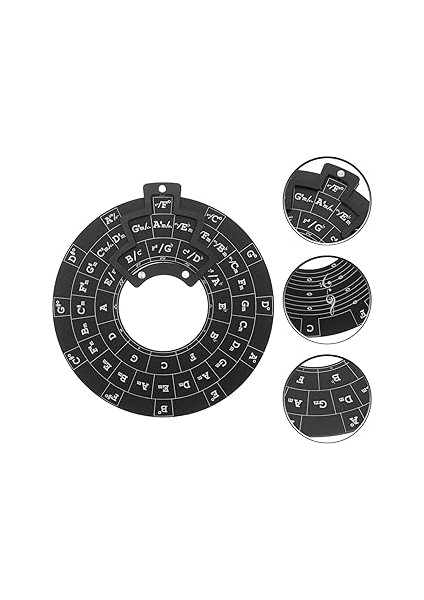 Müzisyenlerin Beşli Çemberi Melodi Aracı Alüminyum Alaşım Akor Teorisi Öğrenme indirimleri