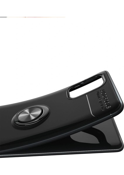 M31S Kılıf Range Yüzüklü Silikon - Siyah-Gold modelleri