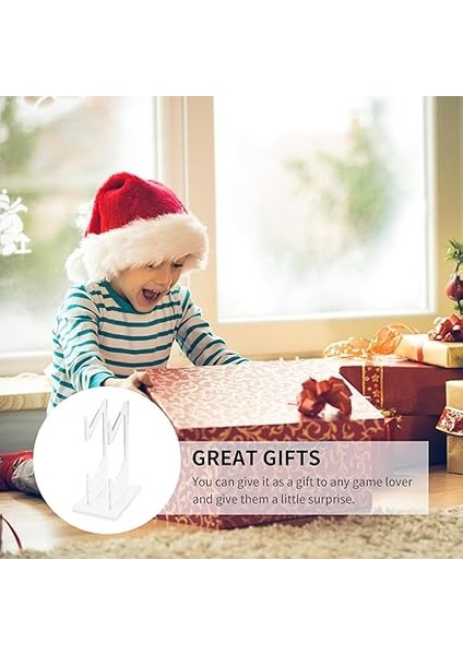 Şeffaf Akrilik Oyun Denetleyicisi Standı Tutucu, Çift Katmanlı Oyun Denetleyicisi Tutucu Standı, Evrensel Çift Gamepad Denetleyici Tutucu Aksesuarları, Masa Masası Için Kulaklıklar Kulaklık Standı indirimleri