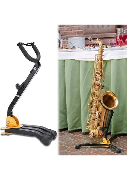 Tenor Saksafon Aksesuarları Uzatılabilir Stand, Tenor Saksafon Standı Saksafon Montajı, Metal Katlanabilir Ayarlanabilir Alto Tenor Saksafon Tripod Standı fiyatları