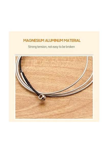 4 Adet Keman Telleri 3/4-4/4 Kemanlar Için Magnezyum Alüminyum Sargı Üniversal Tam Set (Gdae) Keman Telleri fiyatları
