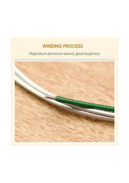 4 Adet Keman Telleri 3/4-4/4 Kemanlar Için Magnezyum Alüminyum Sargı Üniversal Tam Set (Gdae) Keman Telleri modelleri