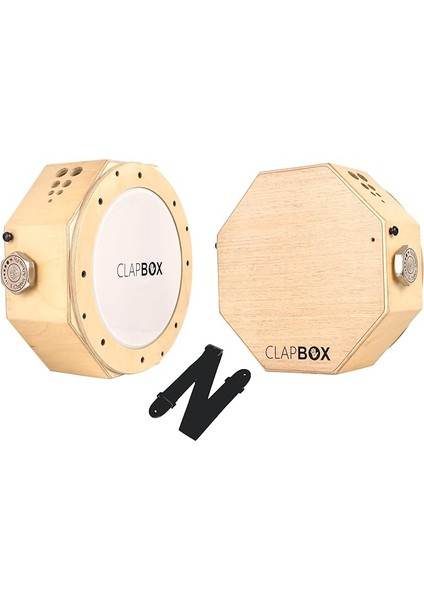 Travel Cajembe Davul Huş Ağacı (H:15,24 cm G: 30,48 cm L:30,48 Cm) - Dolgulu Çanta ve Kayış Dahildir | Çok Yönlülük Için Trampet Ayarlama Özelliği ile | En Popüler Davul Çemberi Enstrümanı