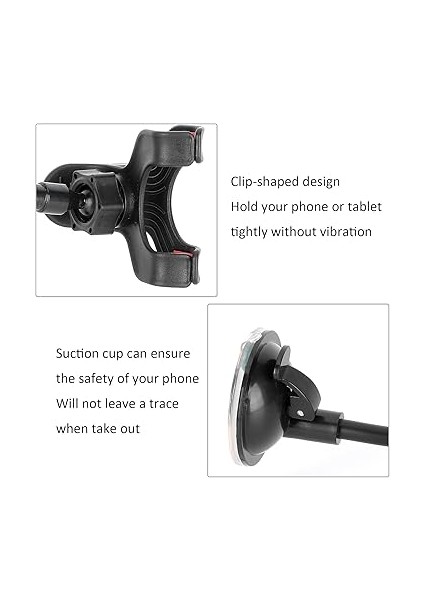 Müzisyenler Için Easy Lyric Görüntüleme Için 360 ° Rotasyon Vantuzlu Gitar Telefon Tutucu modelleri