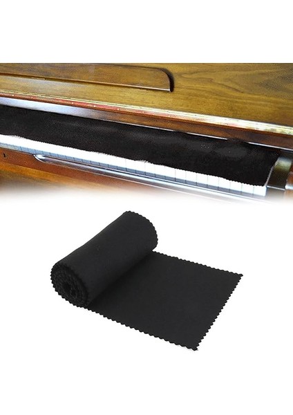 Piyano Klavyesi Için Temizleme Bezi, Piyano Kileri Için Temizleme Bezi, Piyano Bezi, Piyano Anahtarı Için Kapak, Piyanoyu Düzenli Tutun, 125 x 15 cm