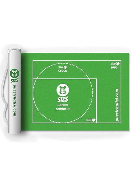 Puzzle Halısı 1000’LIK Den 6000'LIĞE Kadar Farklı Boyutlar | Askılı Çanta | Puzzle'ı Sar Sakla ve Açtığında Kaldığın Yerden Devam Et (1000'LIK)