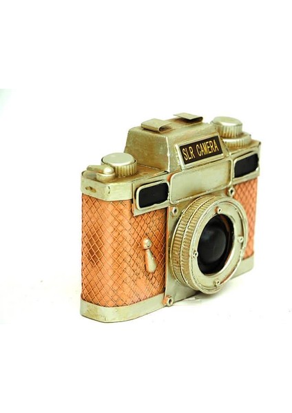 Dekoratif Metal Fotoğraf Makinesi Biblo Ev Ofis Hediyelik fırsatları