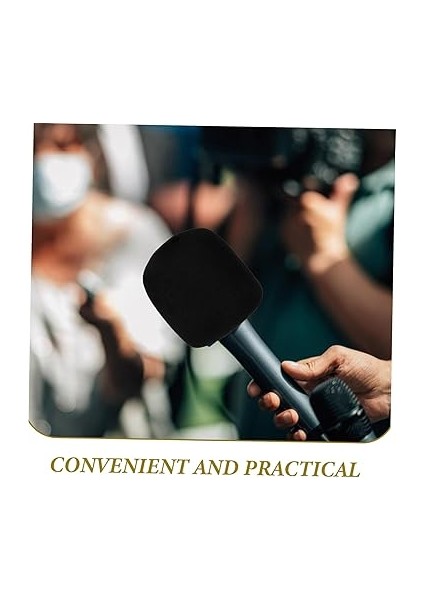 Kalınlaştırılmış Sünger Mikrofon El Tipi Mikrofon Rüzgarlık Seti Ktv Sahne Ev Için indirimleri