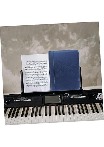 Müzik Klasörü Dosya Klasörü Düzenleyici Müzik Puanı Bağlayıcı Kağıt Düzenleyici Klasör Masa Için Klasör Düzenleyici Belge Organizer Klasör Müzik Bağlayıcısı Pu Deri Mavi fırsatları