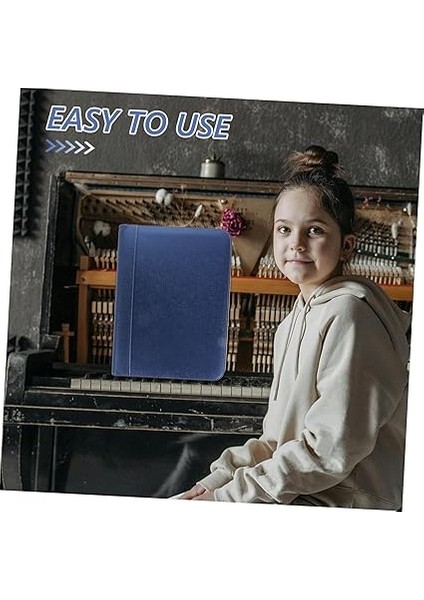 Müzik Klasörü Dosya Klasörü Düzenleyici Müzik Puanı Bağlayıcı Kağıt Düzenleyici Klasör Masa Için Klasör Düzenleyici Belge Organizer Klasör Müzik Bağlayıcısı Pu Deri Mavi indirimleri