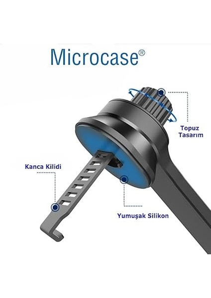 Oto Araç Tutucu Sağlam Ayarlanabilir Kıskaçlı Tutucu Parçası 17MM-AL4262 modelleri