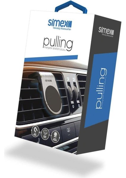 Telefon Tutucu Petege Takmali Miknatisli ST-201 Pulling Siyah