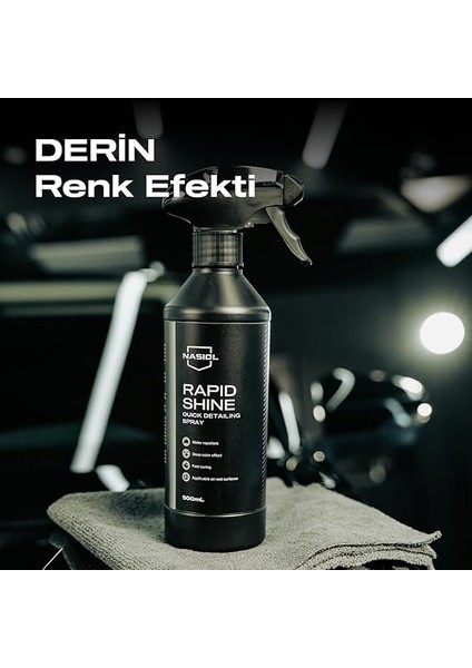 Rapidshine Araçlar Için Hızlı Nano Detailer Spreyi 500 Ml, Kolay Uygulama, 6 Ay Dayanım indirimleri