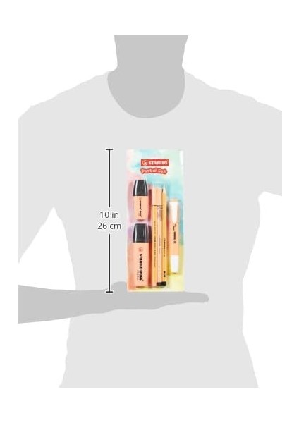 - Kalem Seti - Tek Pastel Renk - 6'lı Set - Turuncu fiyatları