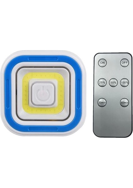 PM-6937 Cob Ledli Pilli Uzaktan Kumandalı Tekli Lamba