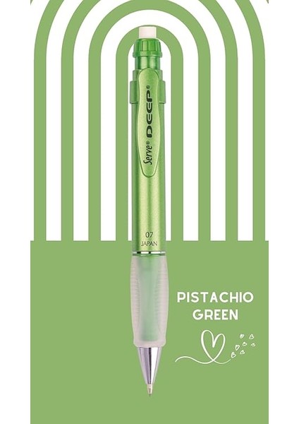 Deep Mekanik Uçlu Kalem 0.7 mm Metalik Fıstık Yeşil fırsatları