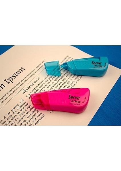 Cortape Şerit Silici 5 Mm*8mt Fosforlu Mavi Tekli Blister fırsatları