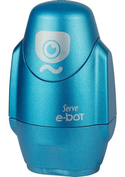 E-Bot Silgili Kalemtiras Metalik Mavi Tekli