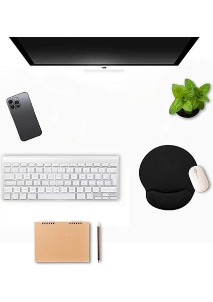 Mouse Pad Bilek Destekli Jel Mouse Pad,ergonomik Kaymaz Taban,oyun ve Ofis Için Fare Altlığı,suya Dayanıklı, Renk Seçenekli, 26X21CM Ideal Ölçü (Siyah) indirimleri