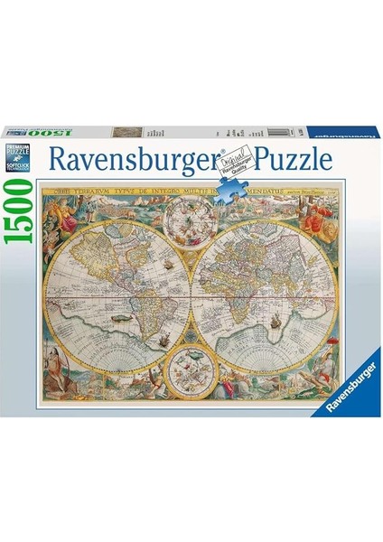 1500P Puzzle Tarihi Harita, Yapboz