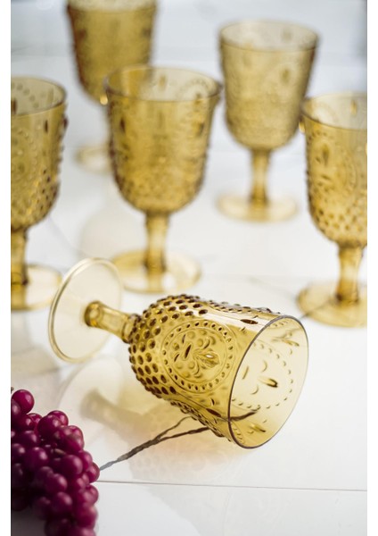 Akrilik Amber Tekli Kadeh & Su Meşrubat Kahve Yanı Bardağı 450 ml ( Cam Değildir ) modelleri