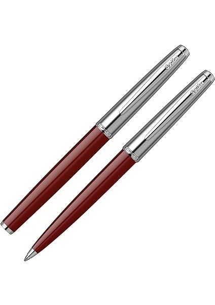 Metropolis 78 Dolma Kalemtükenmez Kalem Takım Bordo modelleri