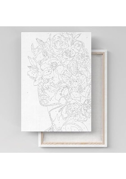 Hobi Sanat Sayılarla Boyama Tuval Seti Fırça Boya Dahil (Çıtalı) 40X50 cm - Siyah Inci modelleri